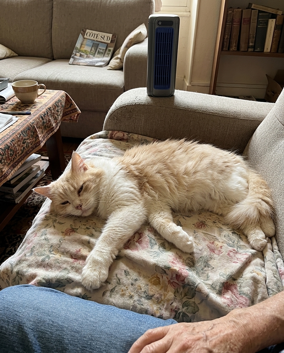 Chat détendu avec Froza AC