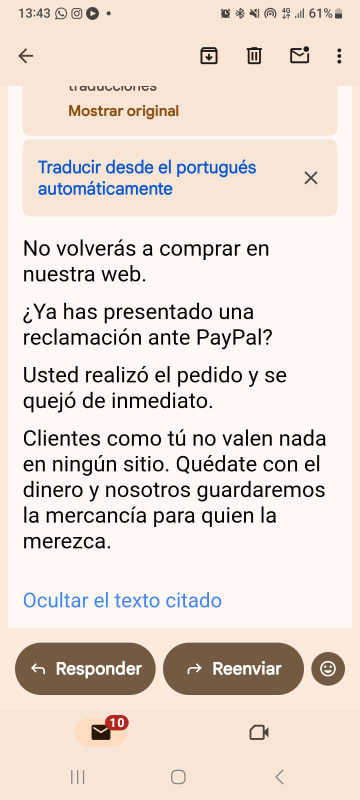Foto de opinión de usuario