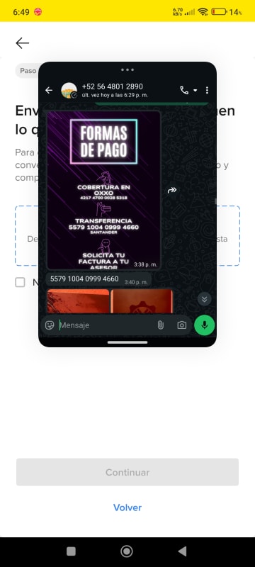 Foto de opinión de usuario