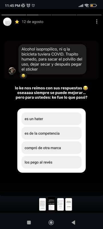 Foto de opinión de usuario