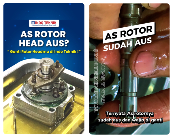 Ganti Rotor Head di Indo Teknik Pekanbaru, Kantong Aman dan Hasil Terjamin!