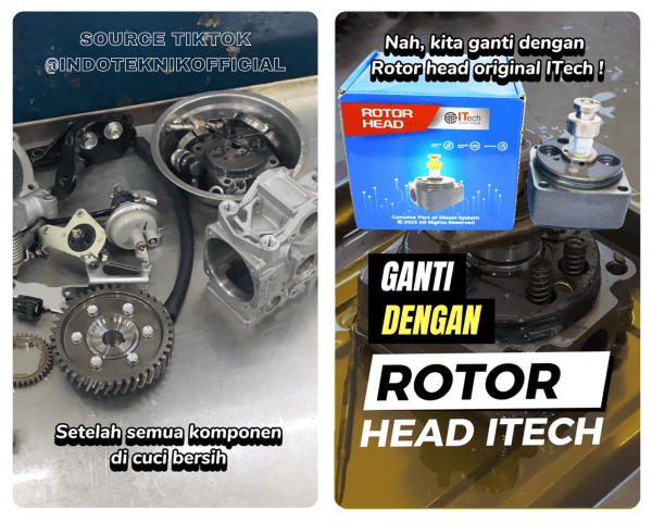 Ganti Rotor Head di Indo Teknik Pekanbaru, Kantong Aman dan Hasil Terjamin!