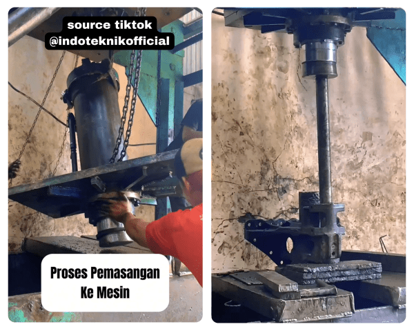 Proses Pengujian di Mesin Tes