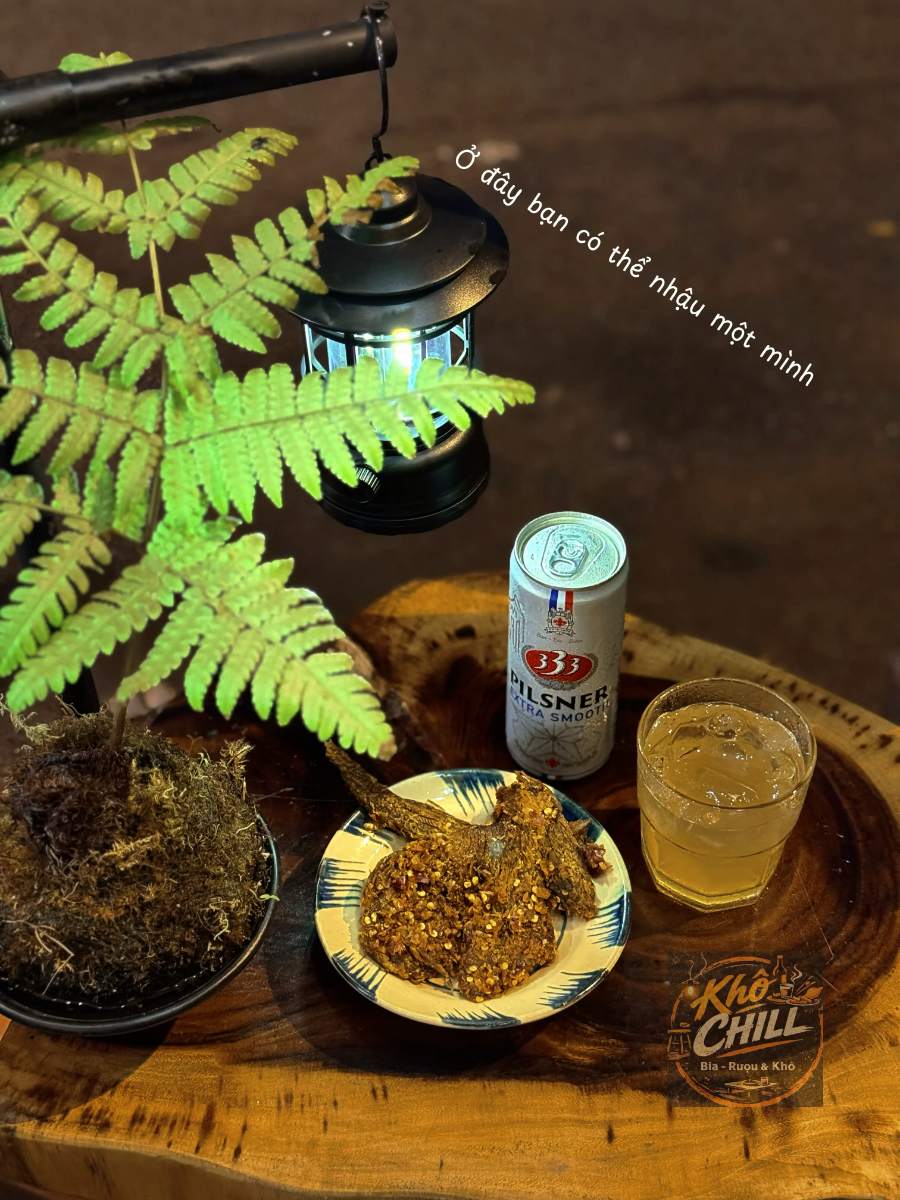 Món ăn tại Khô Chill