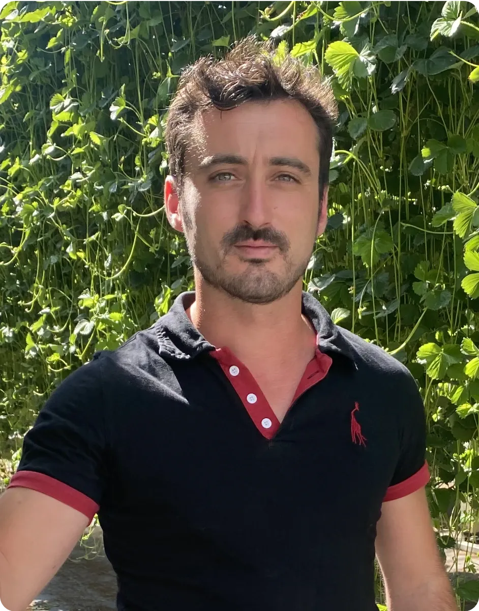 Photos des membres de l'équipe d'Agri Symbiose : Luis Rodrigues