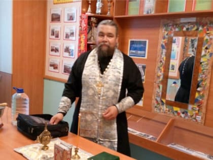 Освящение Синьяльской общеобразовательной школы