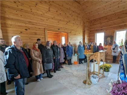 Молебное пение в день Покрова Пресвятой Богородицы в с.Янымово Ядринского муниципального округа