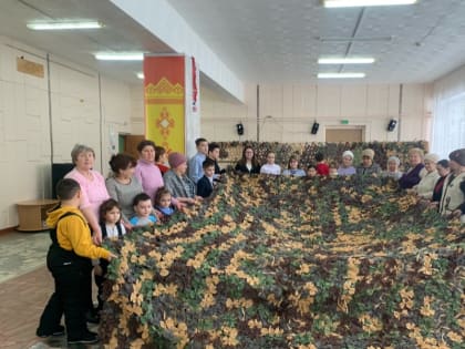 Маскировочные сети для защитников Отечества