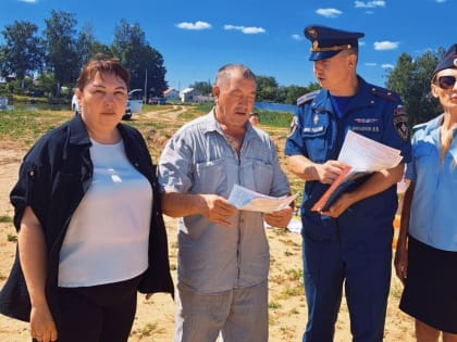 Проведено рейдовое мероприятие, направленное на обеспечение безопасности несовершеннолетних, купающихся без сопровождения законных представителей, а также ознакомление с правилами 