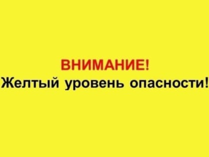 Днем 1 июля местами по Чувашской Республике ожидается «Желтый» уровень опасности