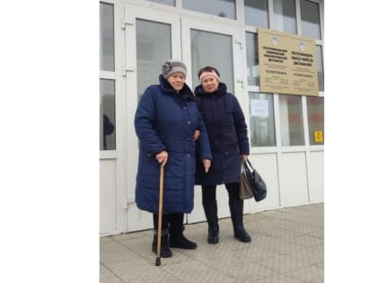 Мама участника СВО воспользовалась услугой мобильной бригады