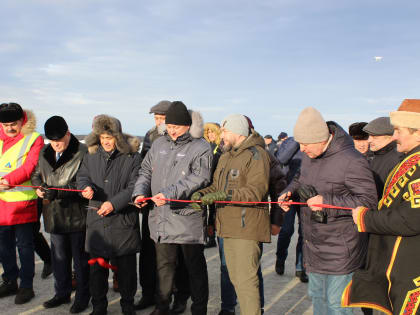 Торжественная церемония открытия путепровода на переустроенной автомобильной дороге местного значения «Чебоксары-Сурское  п. Красный Октябрь – п. Красный Атмал»