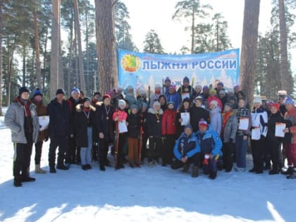 В Шемуршинском муниципальном округе состоялась лыжная эстафета, в честь закрытия зимнего спортивного сезона