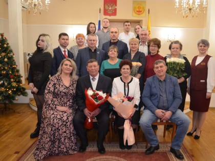 Супруги Совины отметили "золотой" юбилей совместной жизни