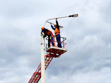 В Чебоксарах досрочно завершено строительство сетей наружного освещения