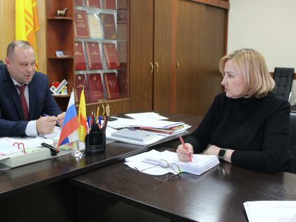 Рабочая встреча главы Шемуршинского муниципального округа