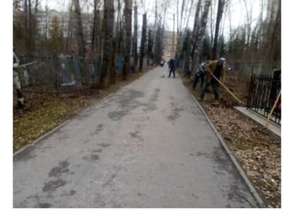 В рамках подготовки в Троице продолжается благоустройство городских кладбищ