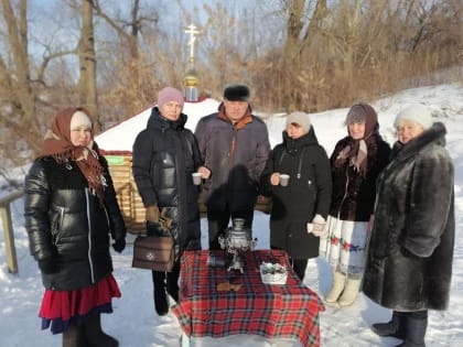 Аслă Таяпа ялĕнче Крещенине анлăн  уявланă