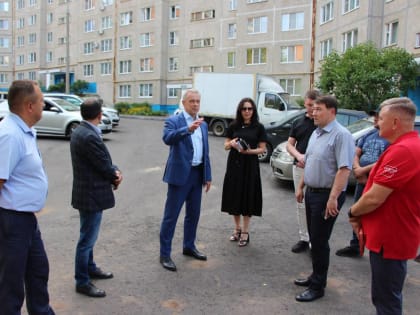 В Московском районе столицы состоялась общественная приемка дворовых территорий