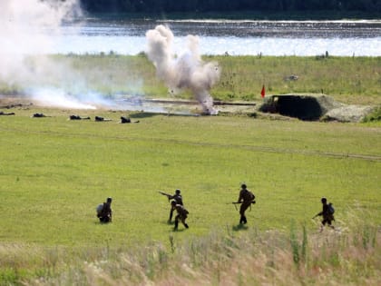 В Чувашии впервые состоялась инсценированная реконструкция боя 139-ой стрелкой дивизии