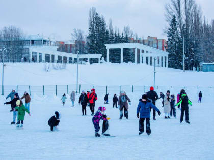 Каток в парке 