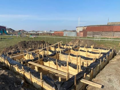 В деревне Кзыл-Камыш Батыревского муниципалитета строят новый ФАП