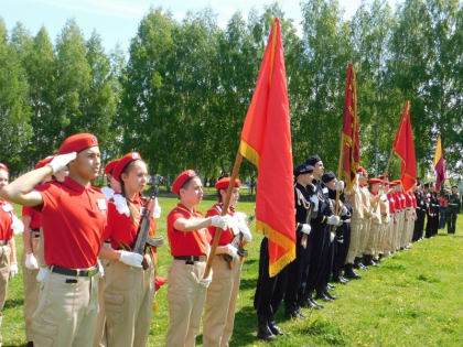 В Аликовском муниципальном округе стартовали LIV муниципальные финальные игры юнармейского движения «Зарница» и «Орленок»