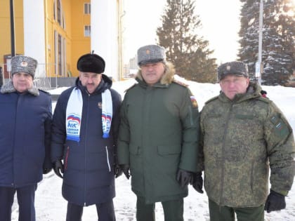 Поздравление Секретаря регионального отделения Леонида Черкесова с Днем защитника Отечества