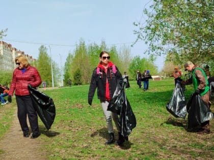 В канун майских праздников в Чебоксарах проходят экологические субботники