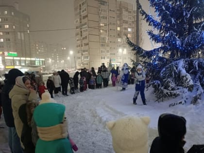 Для жителей г. Чебоксары проходят новогодние уличные представления