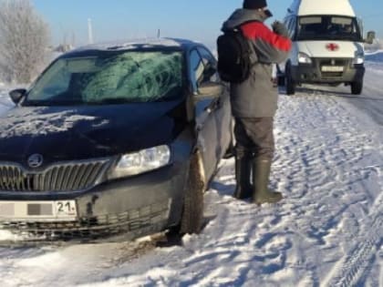 В Чувашии пьяный водитель сбил пешехода и скрылся с места происшествия