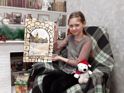 «Мы рисуем волшебство» в Октябрьской сельской библиотеке