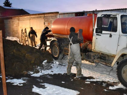 В с. Советское завершились работы по ликвидации аварии на трубопроводе