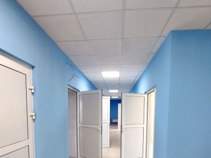 Ремонтные работы врачебной амбулатории близятся к концу