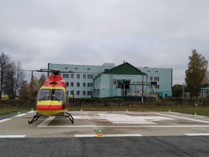 Воздушная скорая помощь спасла жизнь пациентке в Чебоксарах