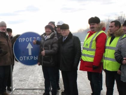 Открыт автомобильный путепровод на трассе М12 в Шумерлинском муниципальном округе