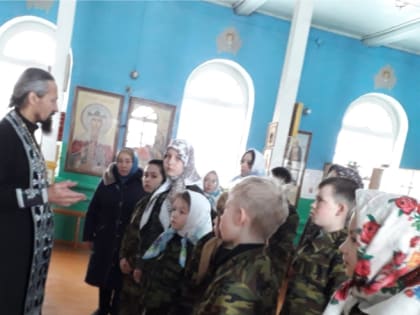 Встреча священнослужителя с учащимися 5 класса Турмышской СОШ