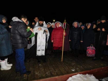 Жители Аликовского района смогли окунуться в купели