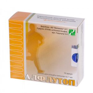 Уколы Алфлутоп: инструкция по применению, цена, отзывы и аналоги