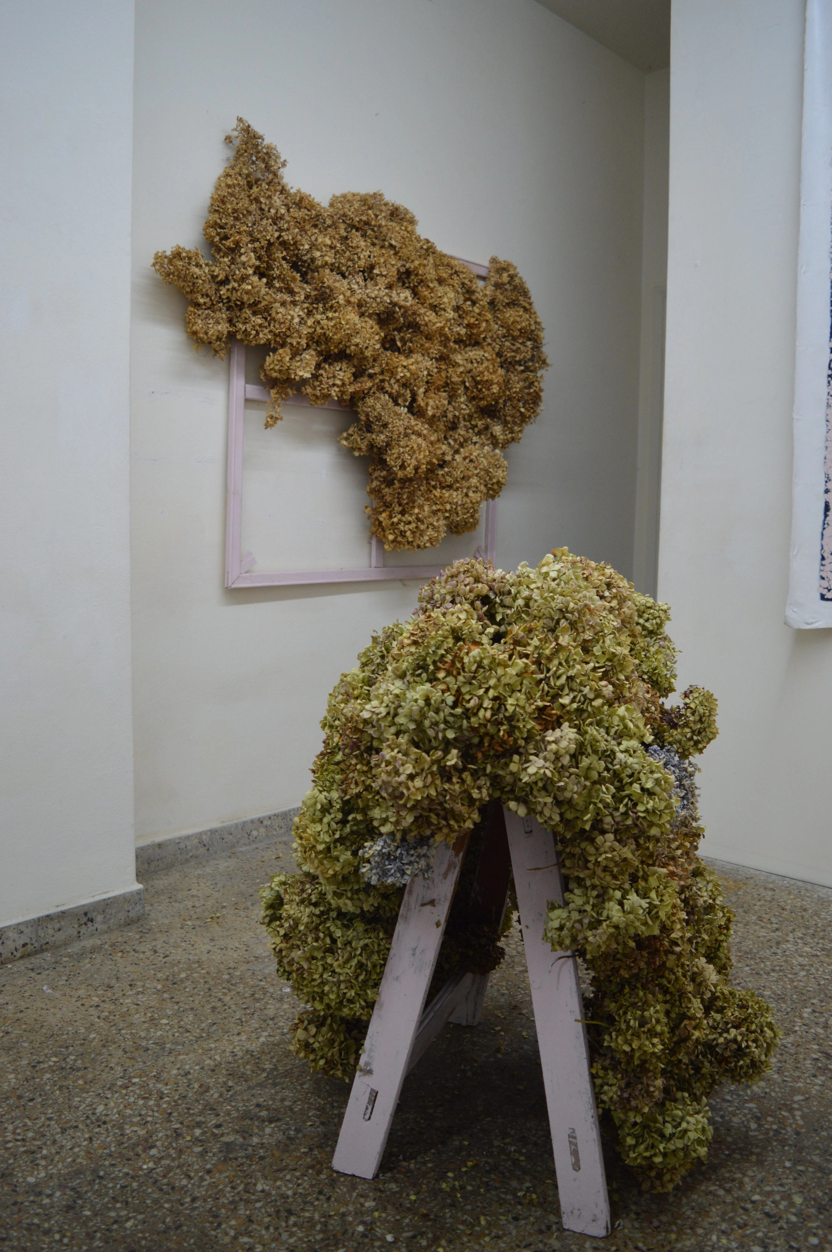 Tejido de Hortensias — vista 2