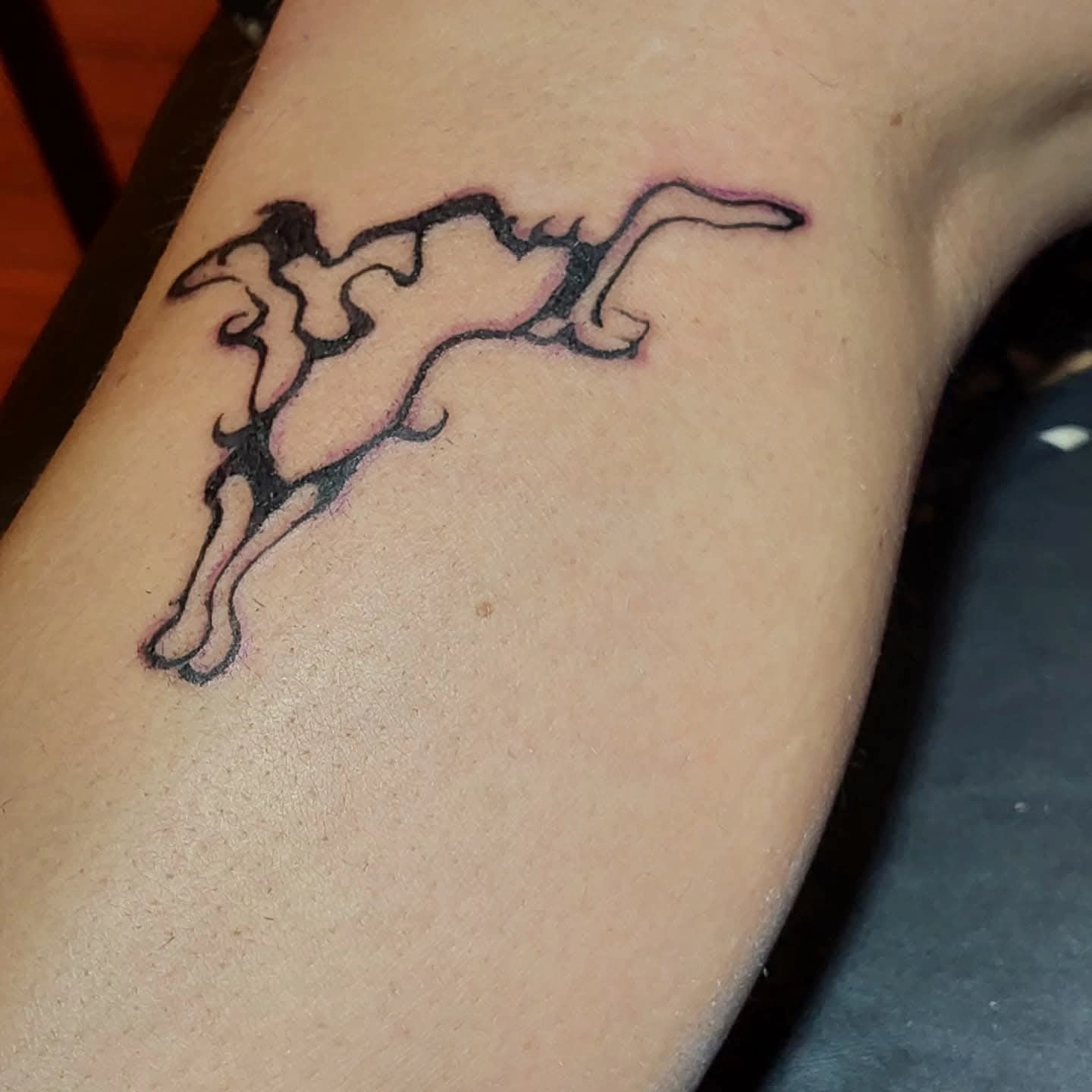 tatuaje que eligió Guadalupe Achaval