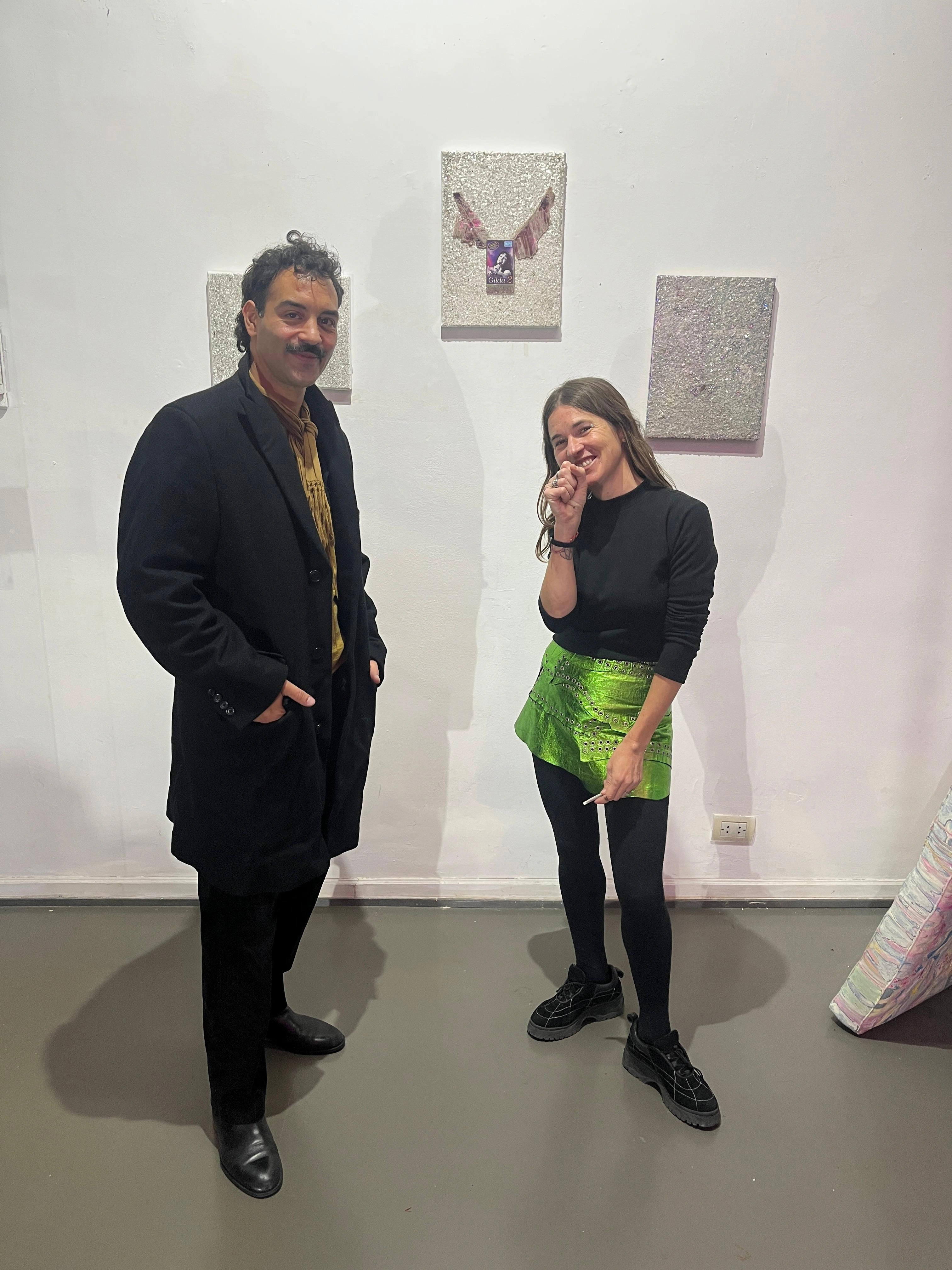 Con Matas Gonzalbo el curador  de la Tienda Muestra 