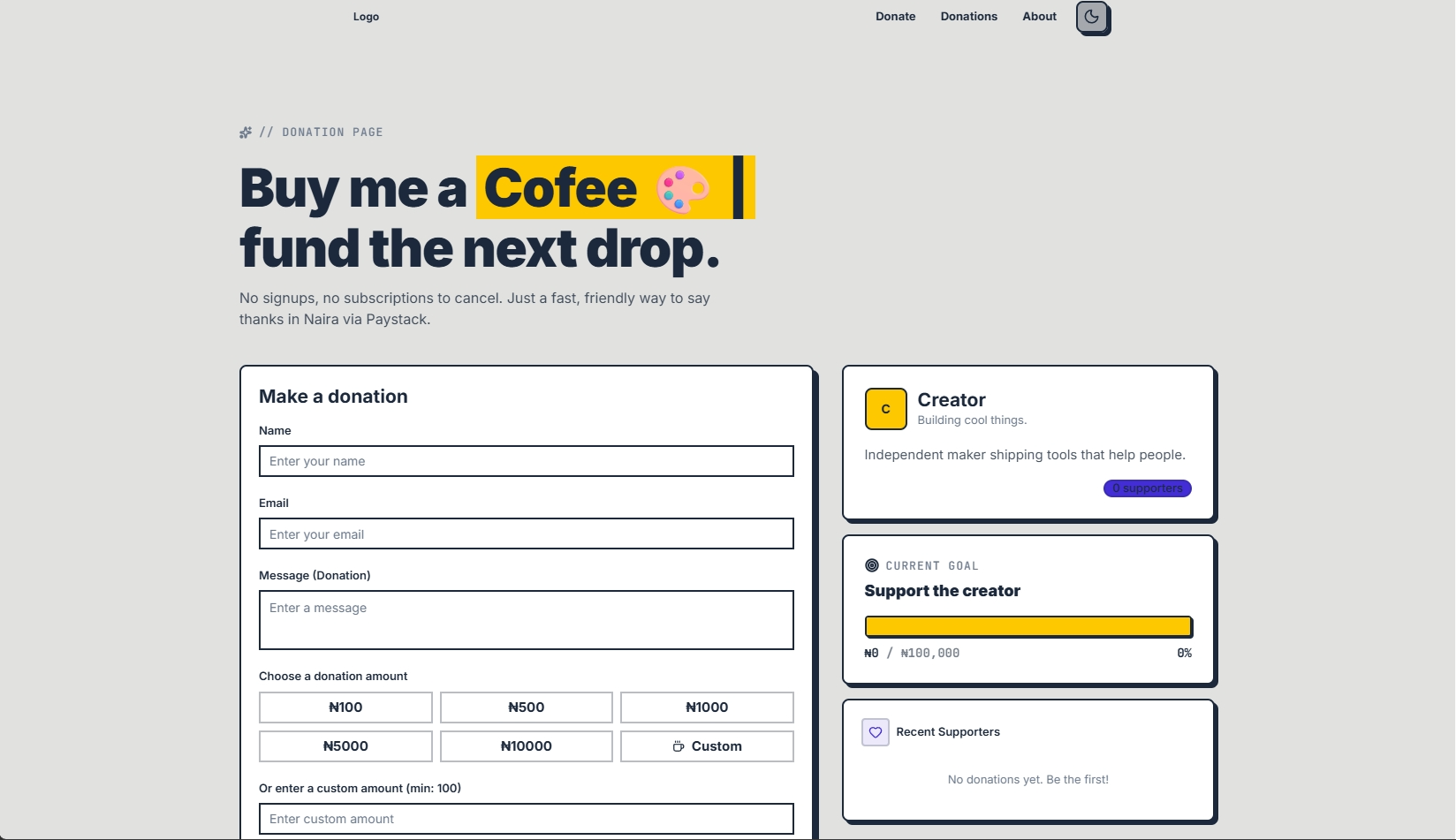 DonationsApp Platform