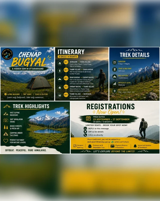 Chenap Bugyal Trek " A Hidden Gem in Uttarakhand"