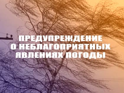 Предупреждение о неблагоприятных метеорологических явлениях погоды