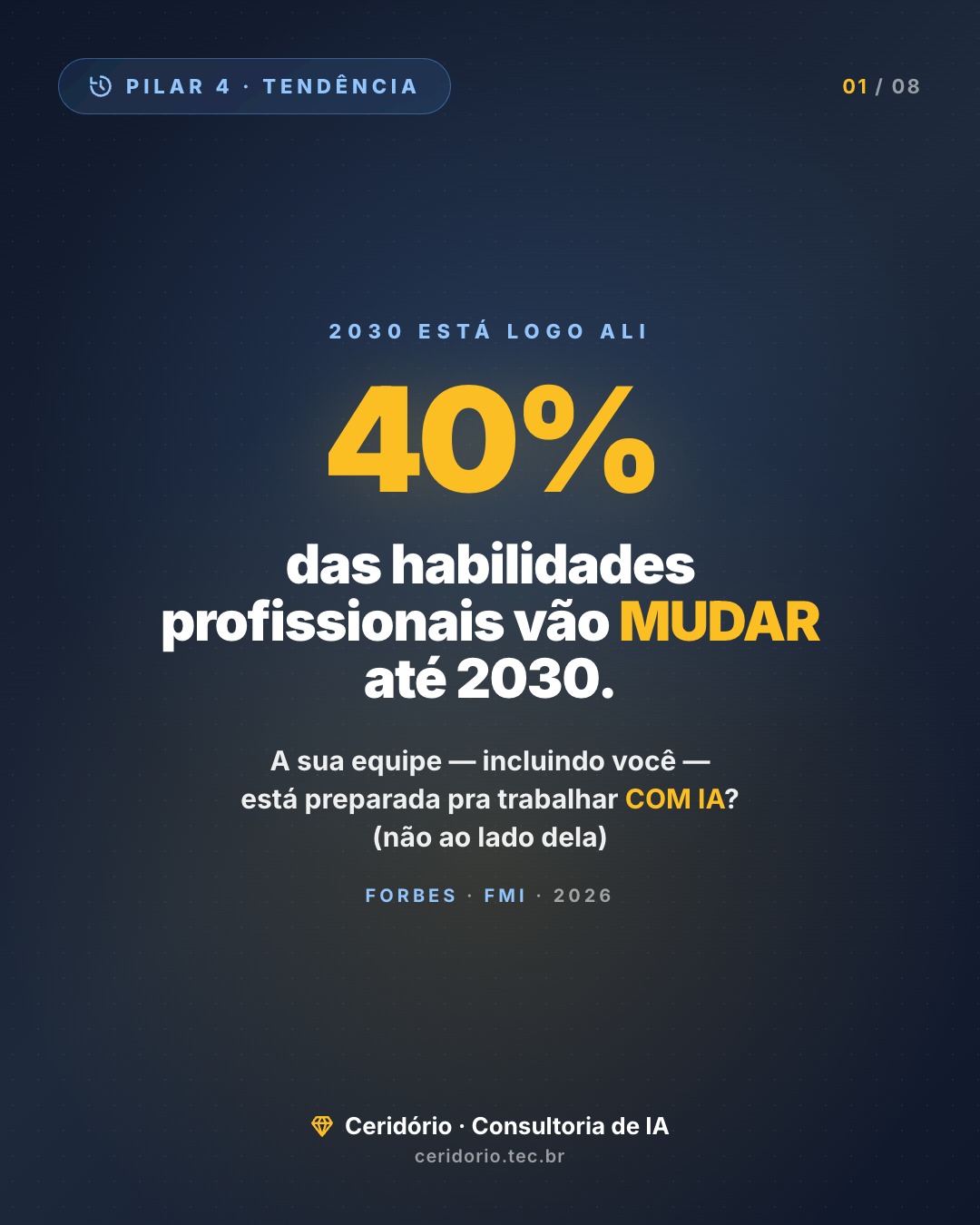 40% das habilidades profissionais vão MUDAR até 2030. A perg…
