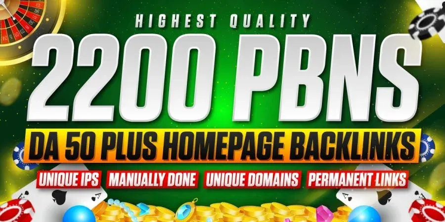2200 FINEST QUALITY PBN DA50 MANUALLY NICHE RELATED BACKLINKS