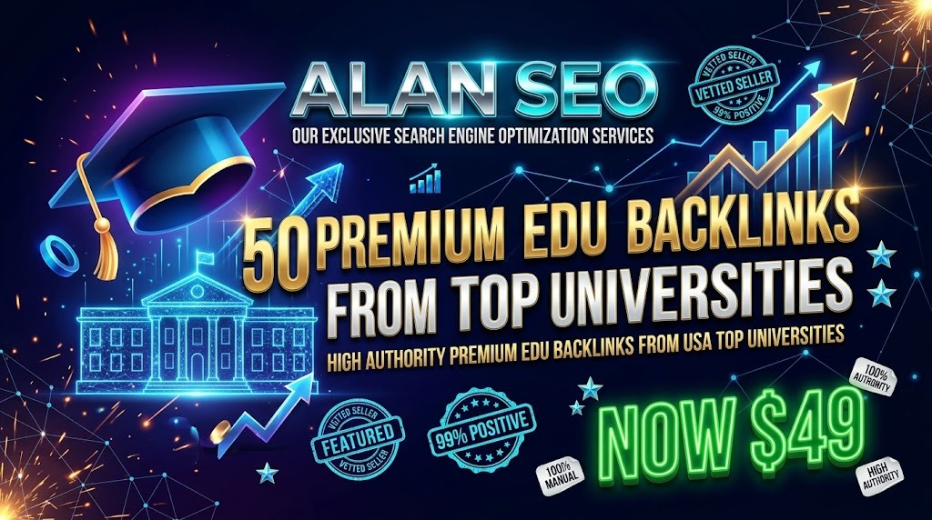 50 Premium EDU backlinks From Top Universities