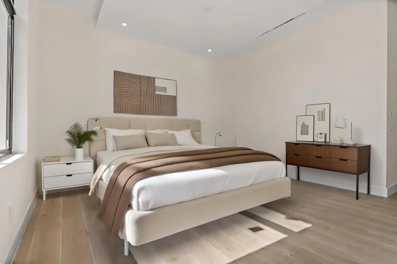Neutral tone bedroom decor