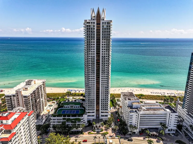 Drone photo luxury house